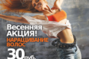 Плакат для сети  магазинов «HAIRSHOP»