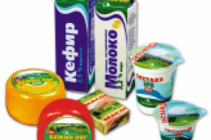 Упаковка для молочной продукции.