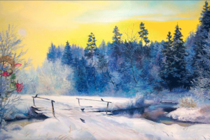 новогодняя открытка для  Pleyana