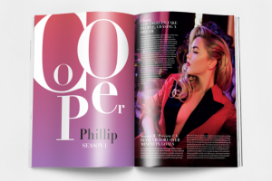 Разворот журнала Russian Time