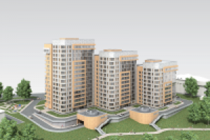 Трехсекционный жилой дом в г. Ханты-мансийск