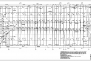 Схема расположения стропильных конструкций деревянной крыши