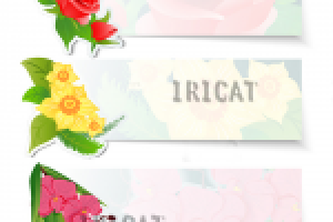 Баннеры с цветами