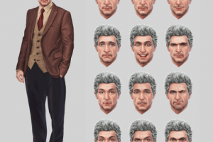 Персонаж для визуальной новеллы