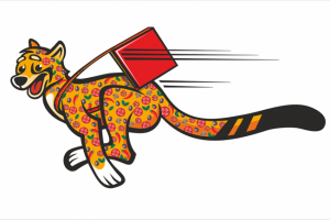 Маскот доставка пиццы