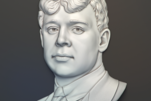 Создание 3d модели портрета по фото (STL для ЧПУ)