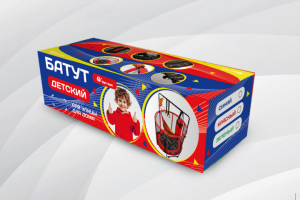 Создание дизайн-макета коробоки для батута