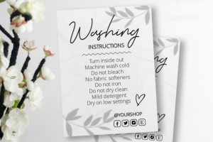 Инструкция для стирки