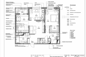 План квартиры 95 м2