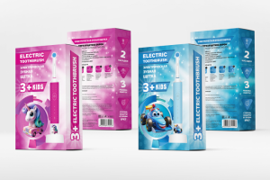 Дизайн линейки детских зубных щеток и разработка персонажей