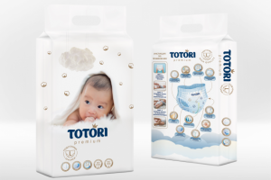 Дизайн упаковки для японских подгузников