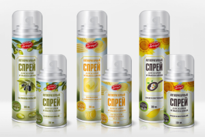 Дизайн упаковки для линейки масел в спреях