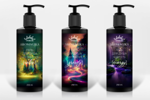 Дизайн линейки гелей для душа