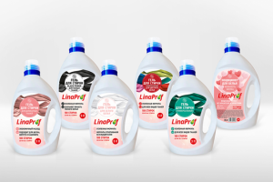 Дизайн линейки бытовой химии LinaProf