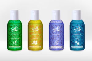 Дизайн линейки антисептических гелей