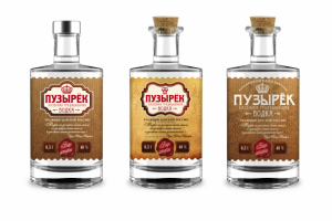 Дизайн этикетки для водки