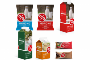Дизайн линейки молочных продуктов эконом-сегмента