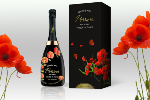 Дизайн бутылки премиального шампанского