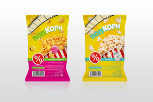 Дизайн упаковки попкорна