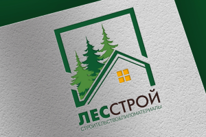 Логотип компании по заготовке и продаже пиломатериалов