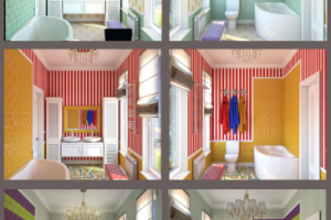 Дизайн-проект детского санузла