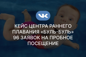 Кейс центра раннего плавания «Буль-Буль» 96 заявок