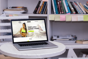 Адаптивный лендинг для фитнес тренера