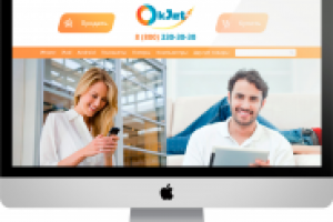 Интернет-магазин OkJET (дизайн и верстка)
