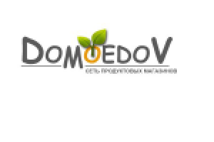 Вариант логотипа для сети магазинов продуктов "Домоедов"