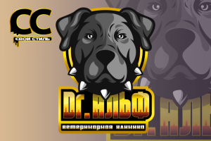 ЛОГОТИП - Dr. АЛЬФ - Ветеринарная Клиника