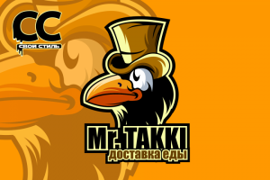 ЛОГОТИП -  Mr.TAKKI - Доставка Еды