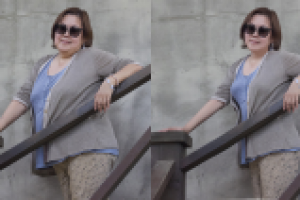 портретная ретушь, пластика