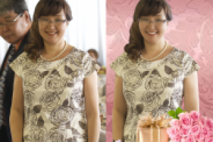 портретная ретушь, пластика, замена фона, коллаж