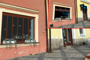 замена и анимация окна