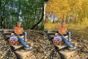 замена фона