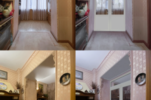 вставка дверей под проект