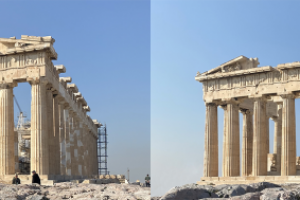 очистка Акрополя от людей и техники