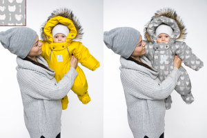 имитация "живого" принта на изделии