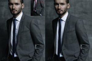 удаление складок одежды