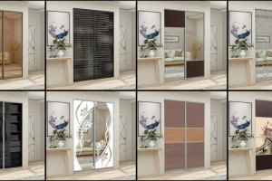 отрисовка дверей шкафа-купе