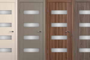 покраска дверей, нанесение текстуры