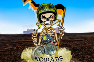 Иллюстрация для принта мотоклуба