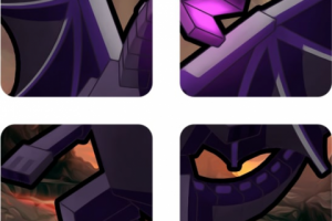 Дракон,дизайн для кубик-рубика