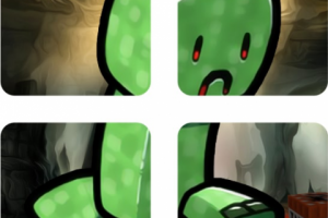 Крипер,дизайн для кубик-рубика