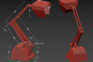 3D моделирование настольной лампы