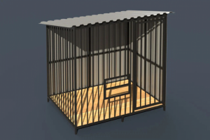 Вольер 3д визуализация