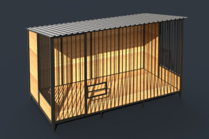 Вольер 3д визуализация