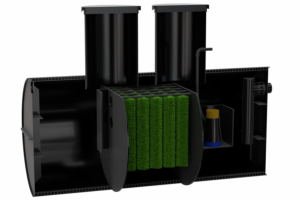 Септик в разрезе 3д визуализация