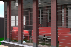 Поликарбонат рольставни экстерьер