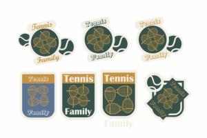 Разработка логотипа для теннисной команды